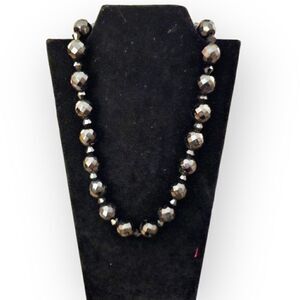 Single Strand Elegant Beaded Stretch Choker Necklace